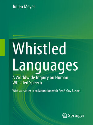 cover image of Whistled Languages
